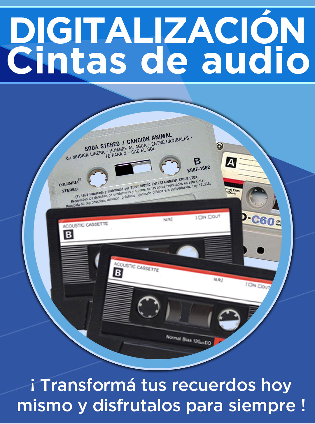 Digitalización de casetes de audio