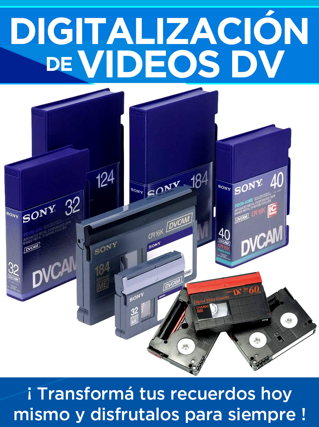 Digitalización de casetes DC y DVCam